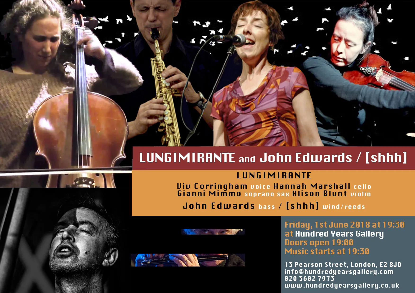 Lungimirante / John Edwards & [shhh]. Friday 1st June